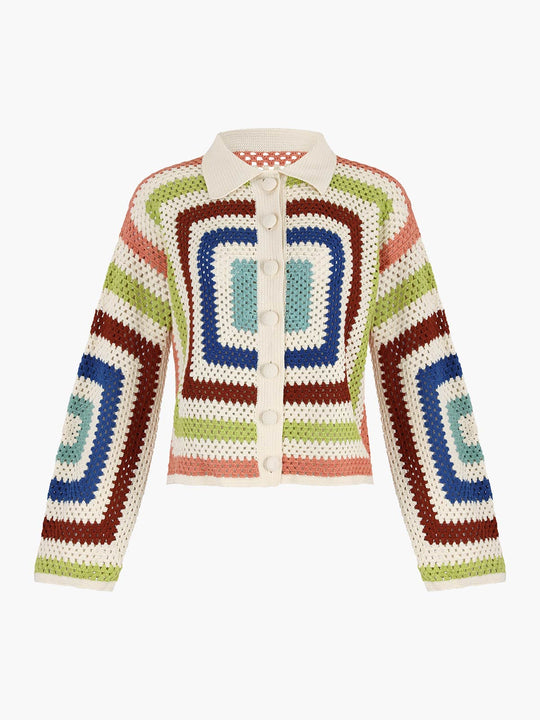 Plaza Crochet Cardigan
