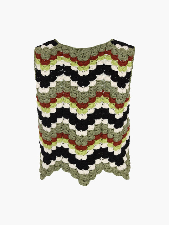 Suspiro Top | Green/Black