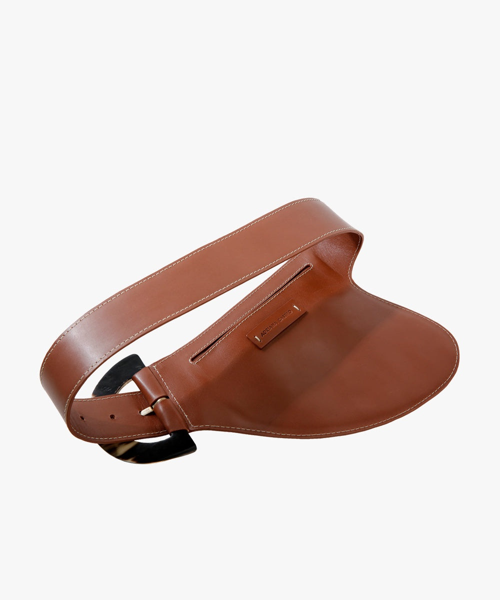 La Jefa Belt in Leather | Marron La Jefa Belt in Leather | Marron