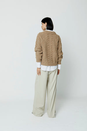 Fisher Seed Puff Pullover | Truffle Fisher Seed Puff Pullover | Truffle