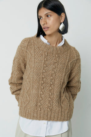 Fisher Seed Puff Pullover | Truffle Fisher Seed Puff Pullover | Truffle