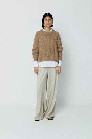 Fisher Seed Puff Pullover | Truffle Fisher Seed Puff Pullover | Truffle