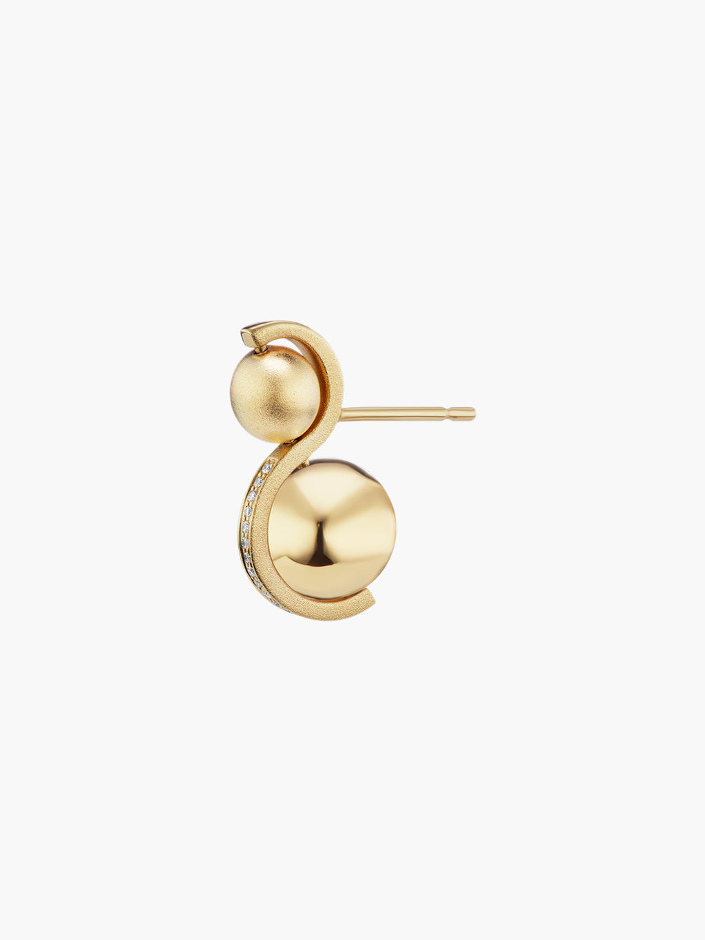 Boule D'Or "S" Earring | High Polish - Fashionkind