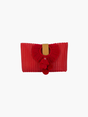 Tonati Oversized Clutch | Red Tonati Oversized Clutch | Red - Fashionkind