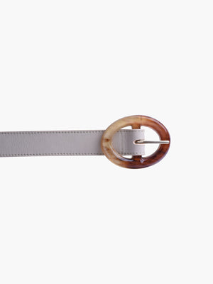 Azza Oval Belt in Leather Azza Oval Belt in Leather