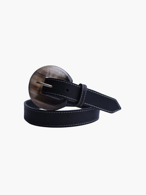 Azza Round Belt in Leather Azza Round Belt in Leather