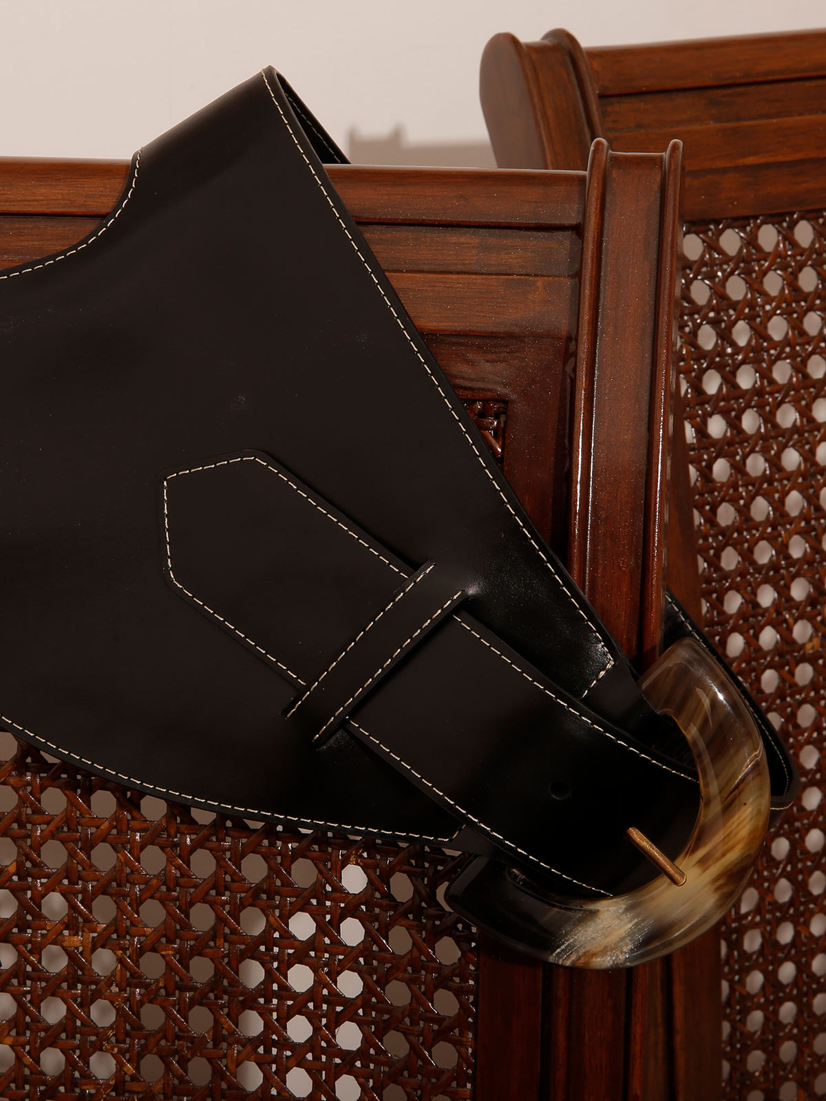 La Jefa Belt in Leather | Black La Jefa Belt in Leather | Black