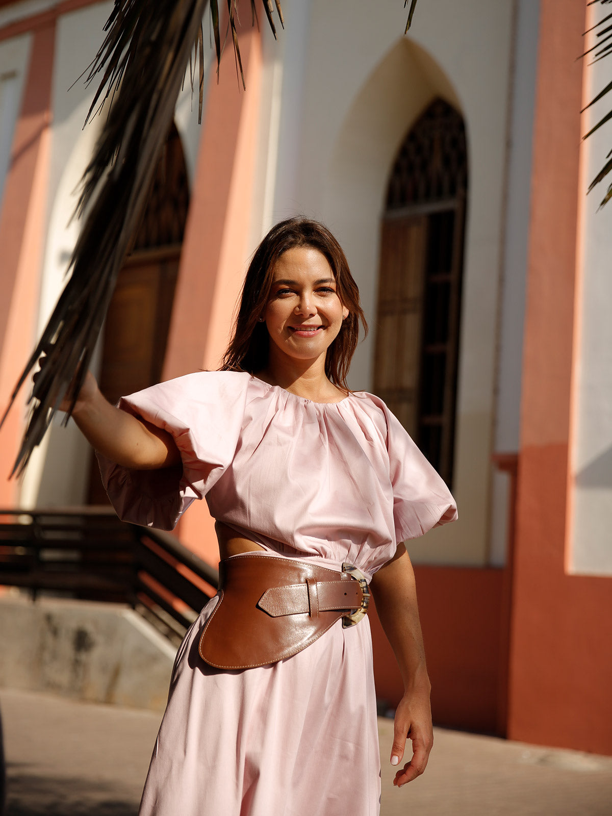 La Jefa Belt in Leather | Marron La Jefa Belt in Leather | Marron