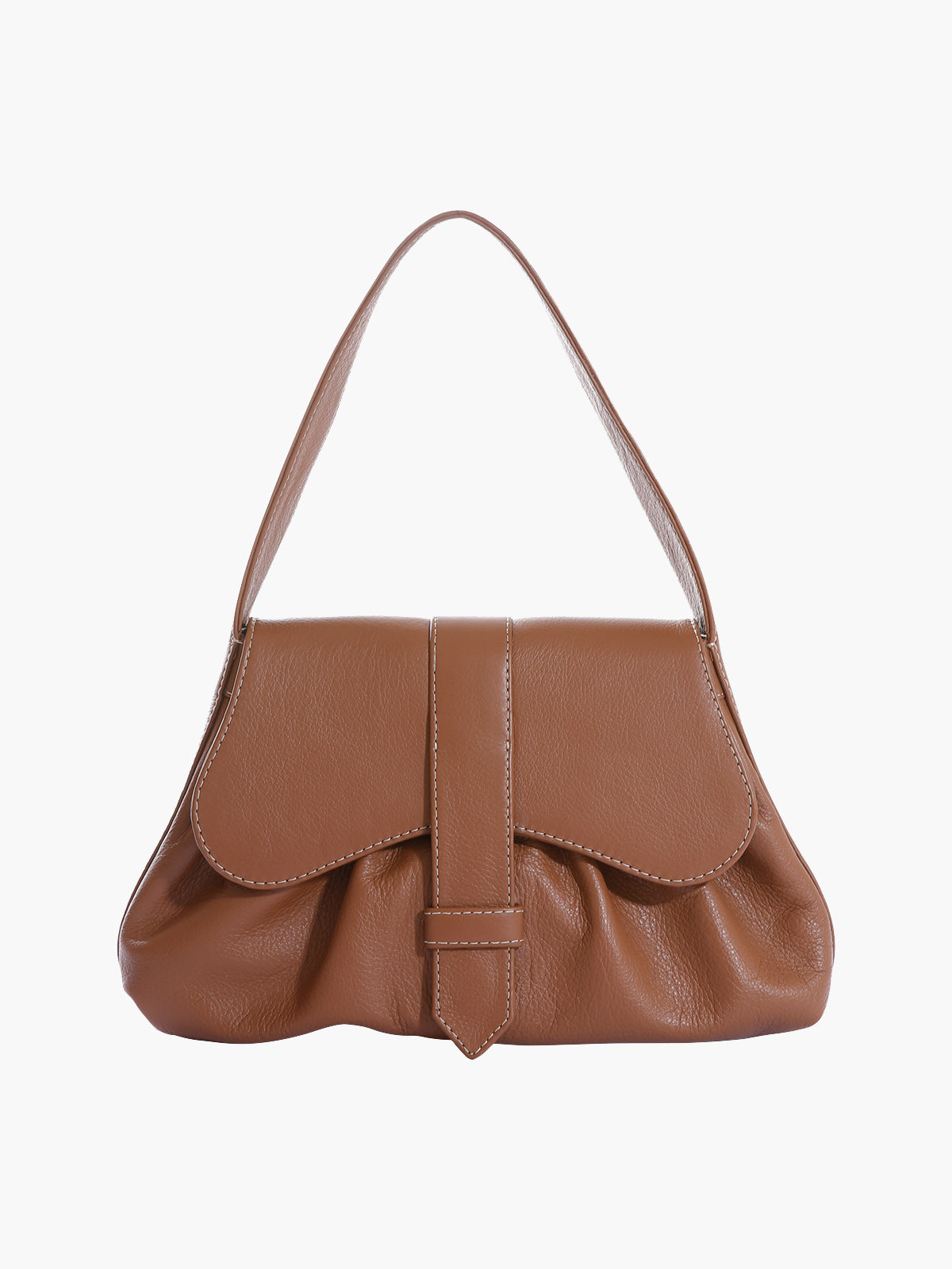 Mercedes Handbag in Leather | Antique Tan