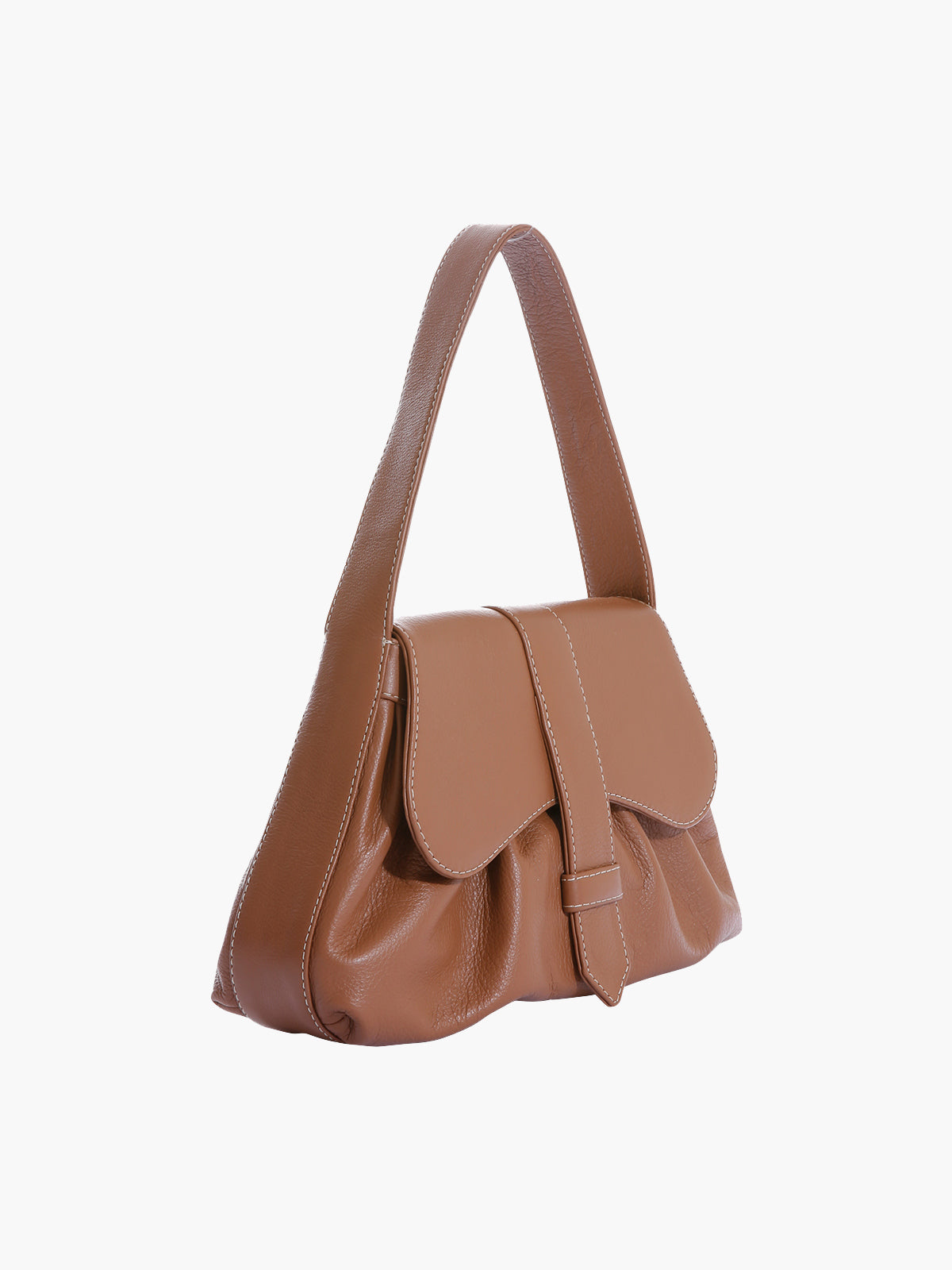 Delvaux Givry Suede Bag - Neutrals Handle Bags, Handbags
