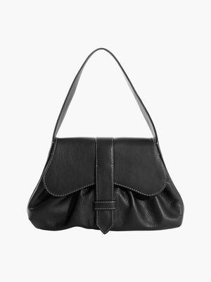 Mercedes Handbag in Leather | Black Mercedes Handbag in Leather | Black