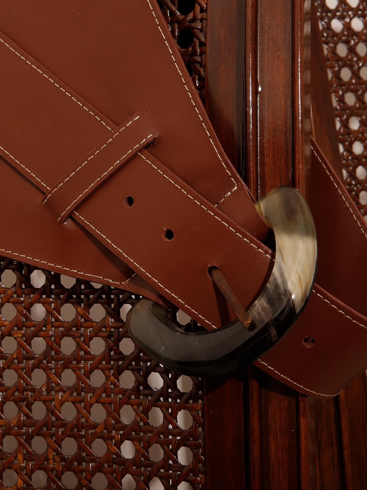 La Jefa Belt in Leather | Marron La Jefa Belt in Leather | Marron