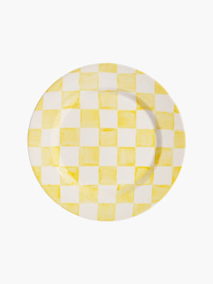 La Vichy Dessert Plate | Yellow La Vichy Dessert Plate | Yellow