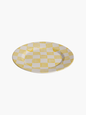 La Vichy Dessert Plate | Yellow La Vichy Dessert Plate | Yellow
