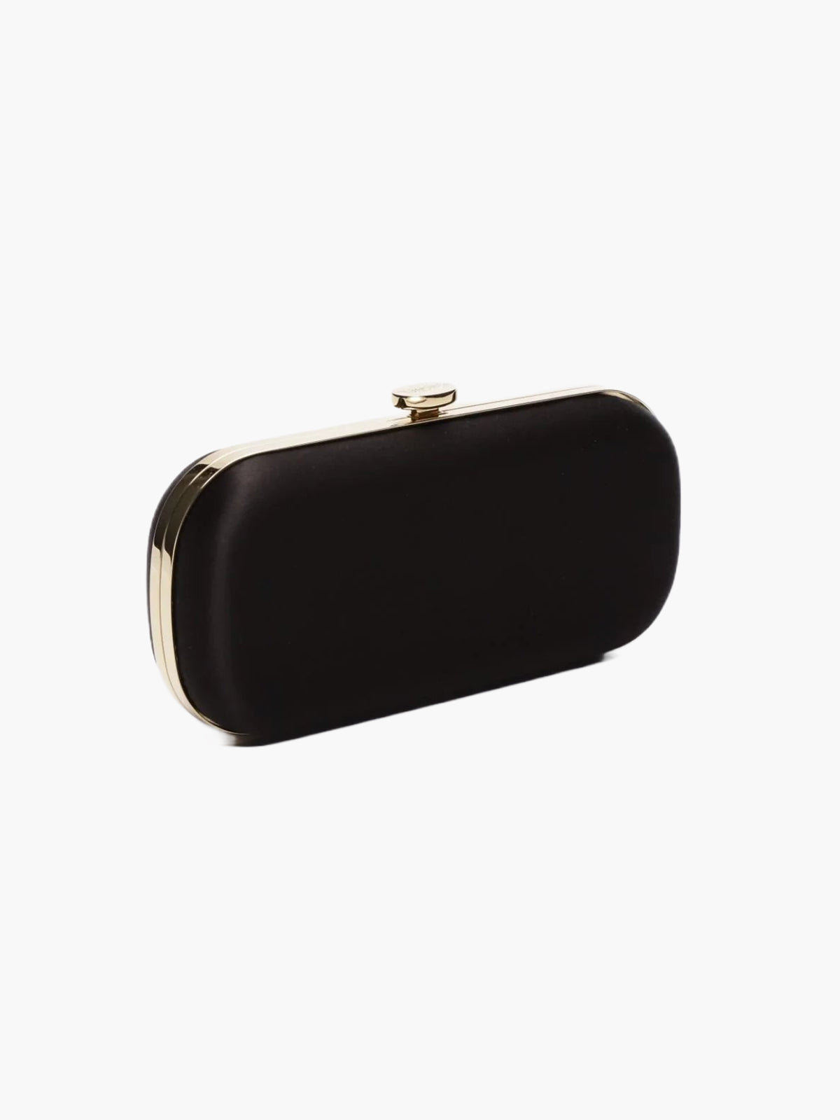 Satin Bella Clutch | Black Satin Bella Clutch | Black