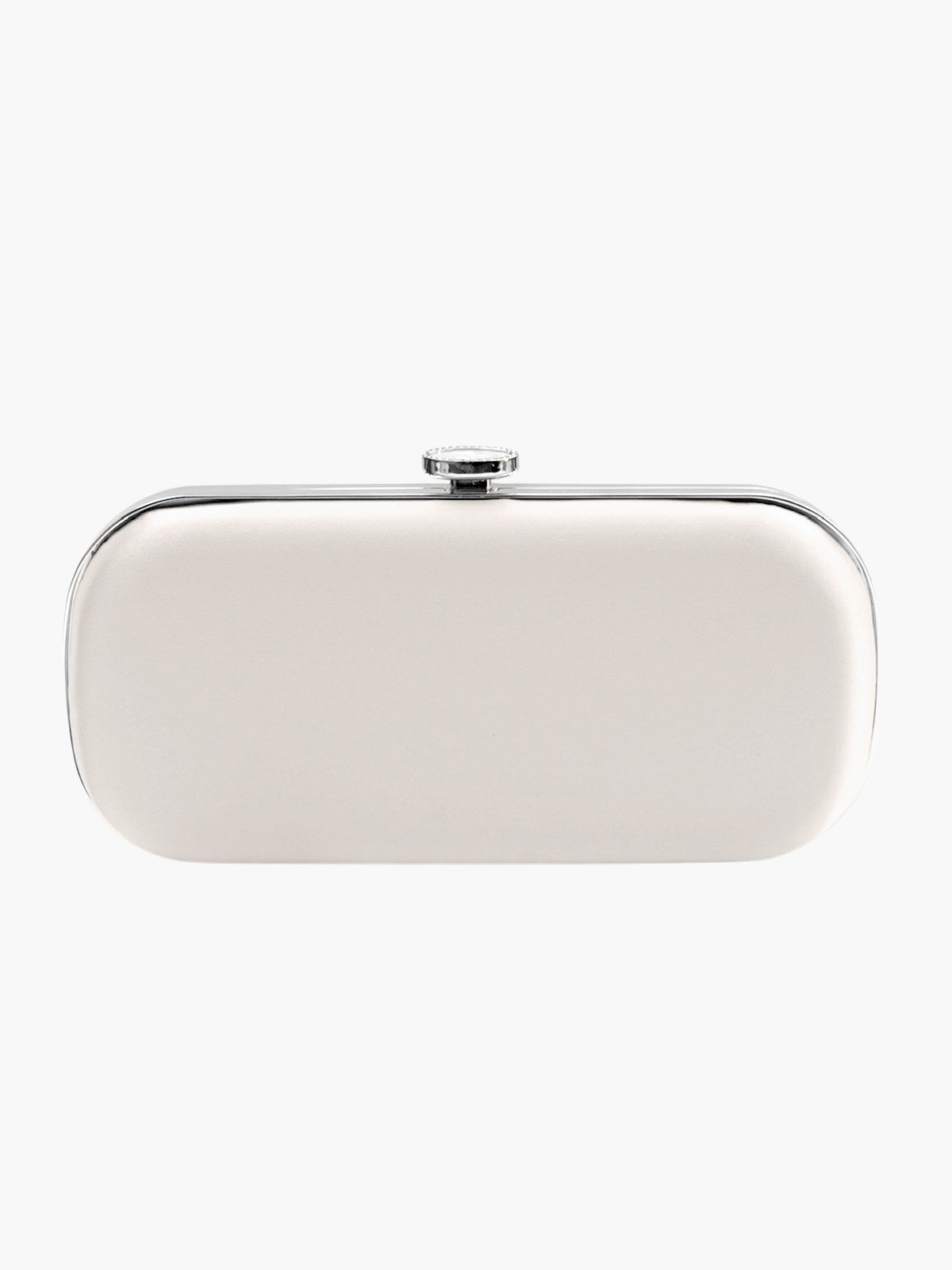 Satin Bella Clutch | Ivory Satin Bella Clutch | Ivory