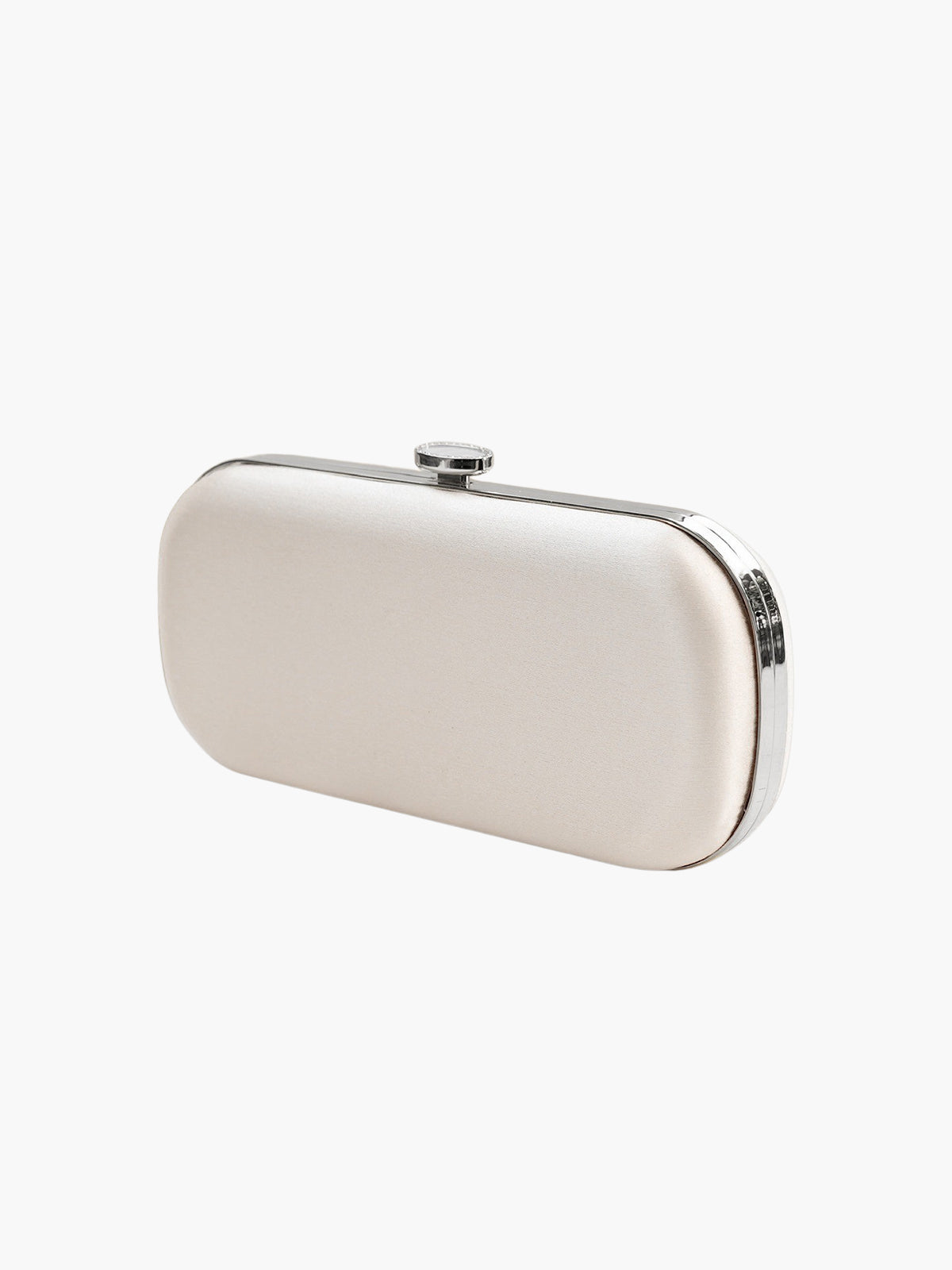 Satin Bella Clutch | Ivory Satin Bella Clutch | Ivory