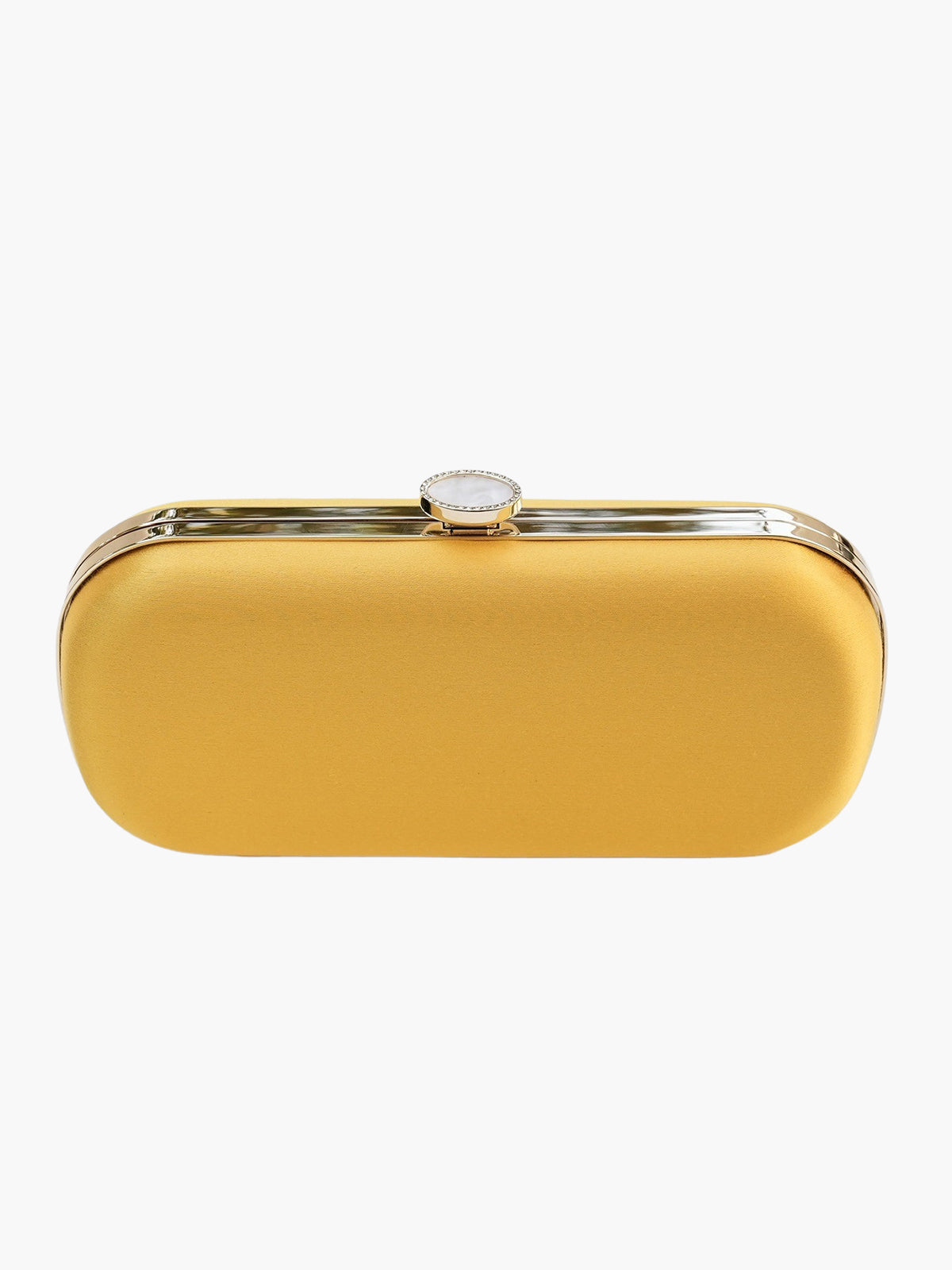Satin Bella Clutch | Limoncello Yellow Satin Bella Clutch | Limoncello Yellow