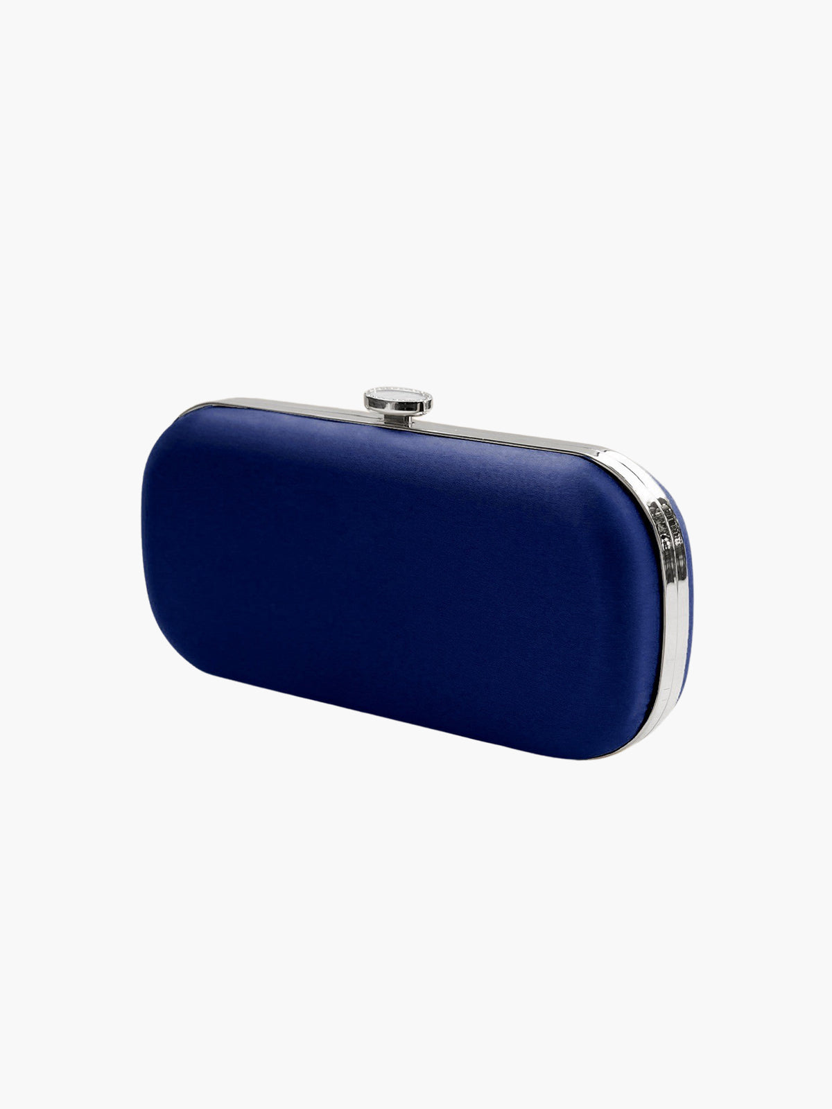 Satin Bella Clutch | Navy Satin Bella Clutch | Navy