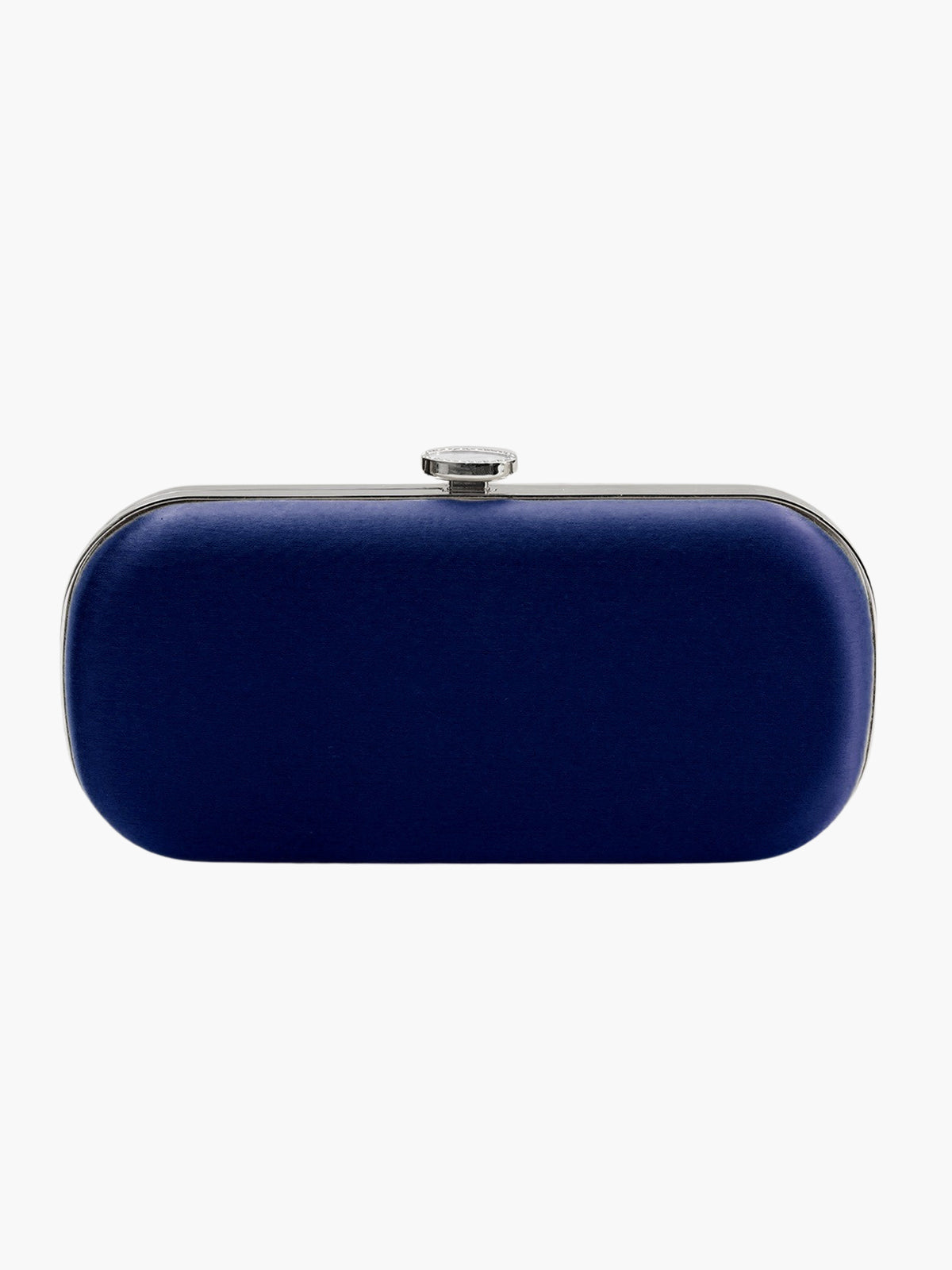 Satin Bella Clutch | Navy Satin Bella Clutch | Navy