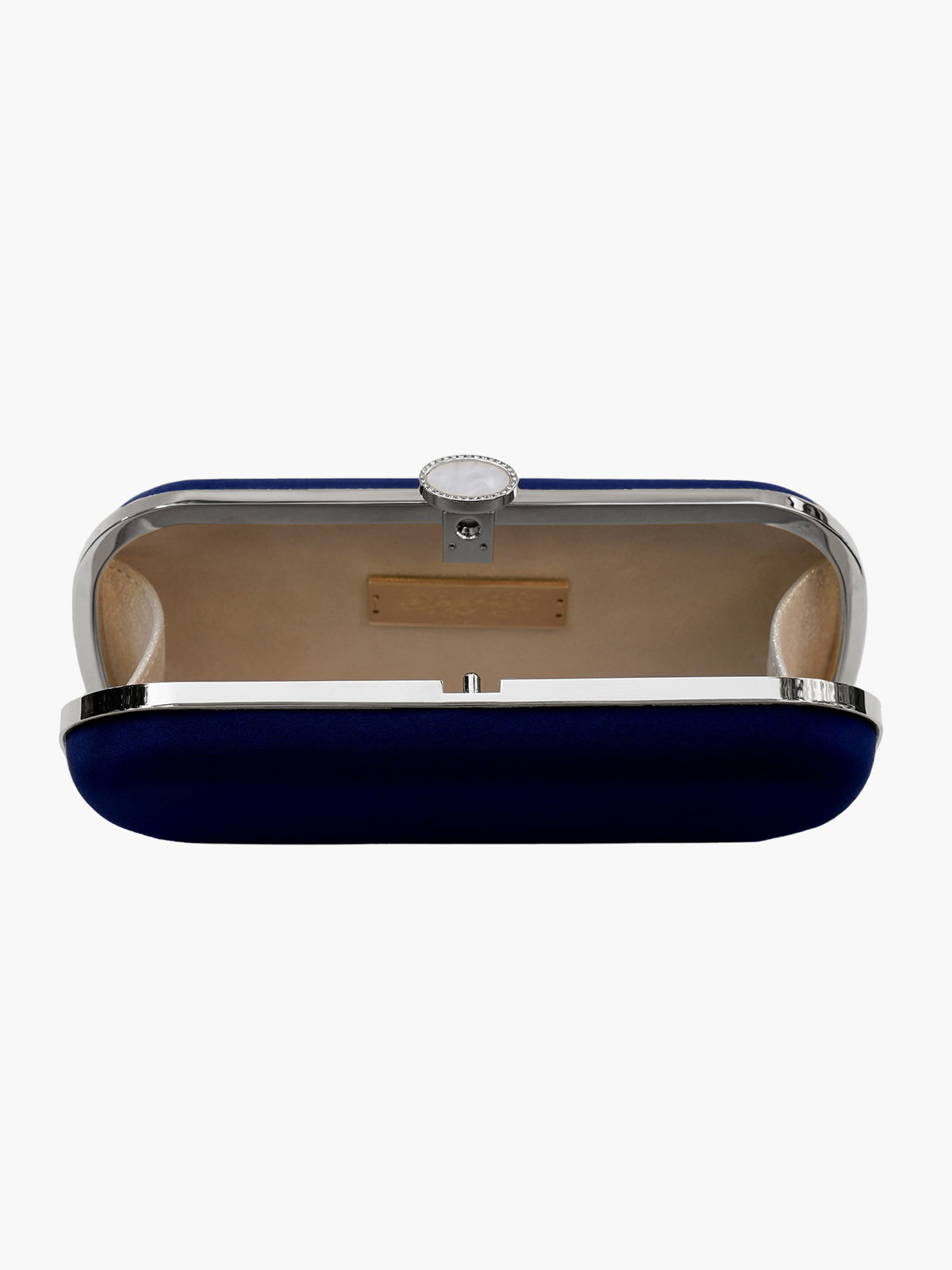 Satin Bella Clutch | Navy Satin Bella Clutch | Navy