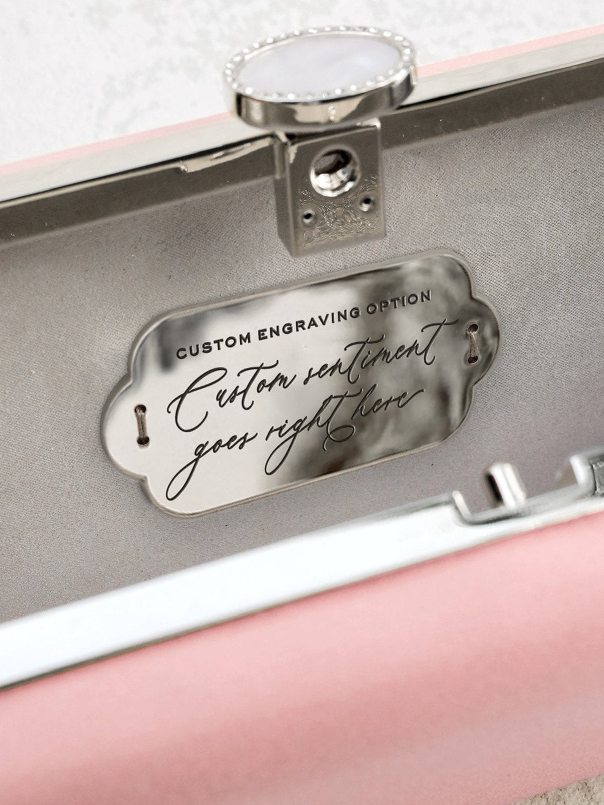 Satin Bella Clutch | Pink Sky Satin Bella Clutch | Pink Sky