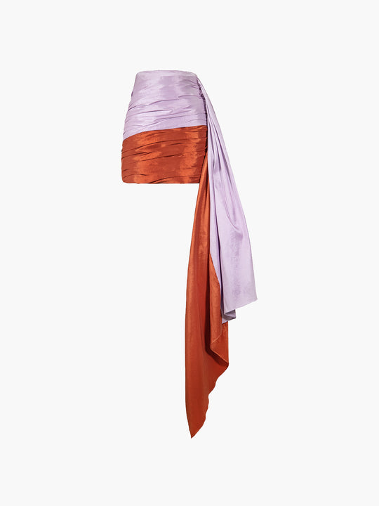 Anita Skirt | Lilac/Terracotta