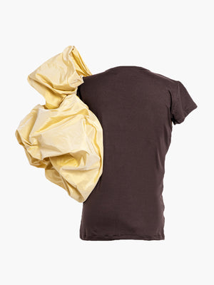 Abolengo T-Shirt | Brown With Yellow Abolengo T-Shirt | Brown With Yellow