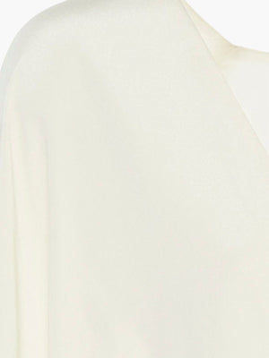 Aura Draped Silk Bodysuit Aura Draped Silk Bodysuit - Fashionkind