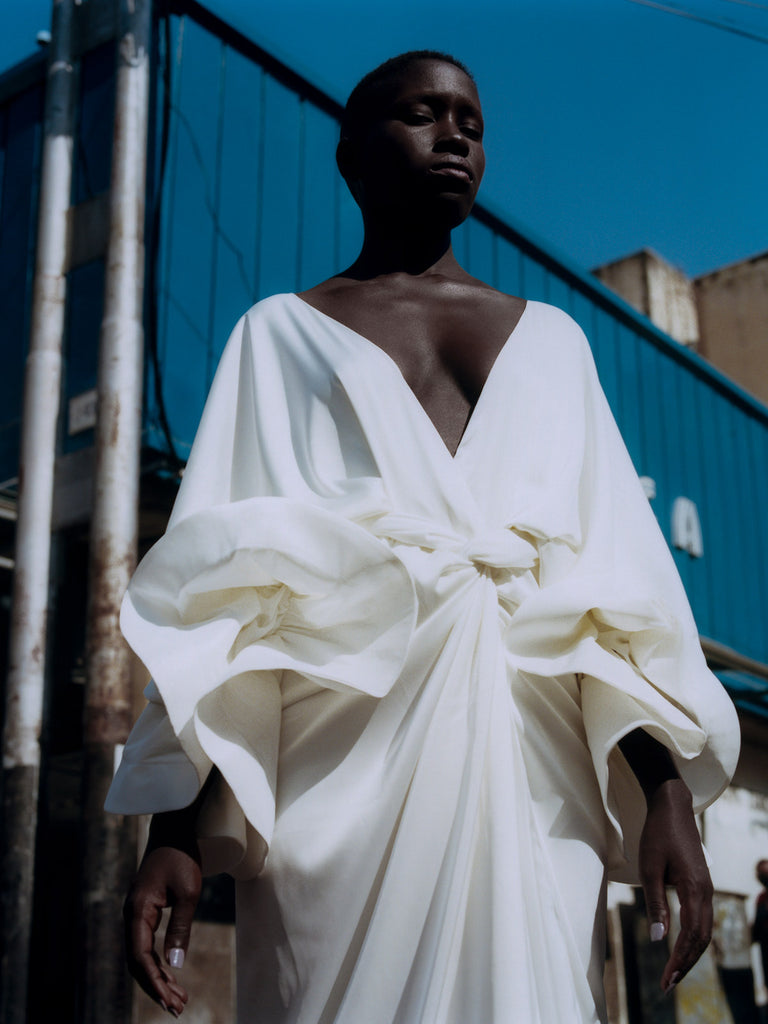 Aura Elena Bodysuit | Off White | Fashionkind