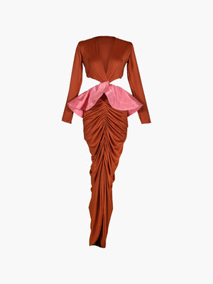 Isla Dress | Terracotta/Rose Isla Dress | Terracotta/Rose