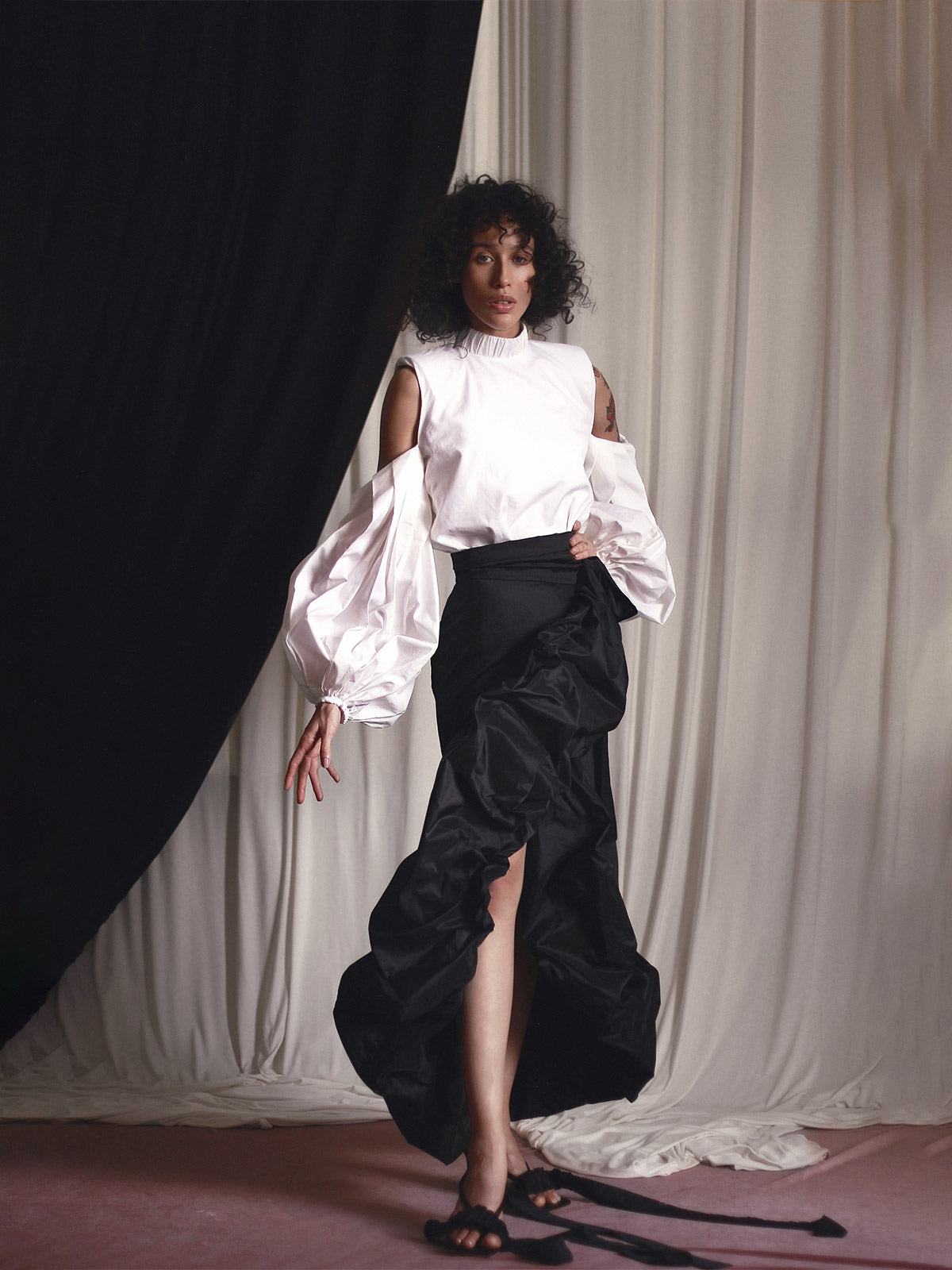 Lola Wrap Skirt | Black Lola Wrap Skirt | Black