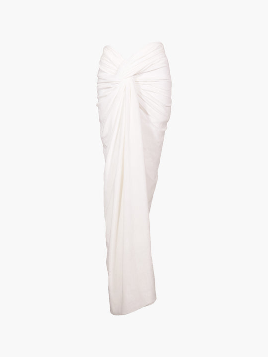 Silk Cuba Skirt | Off White