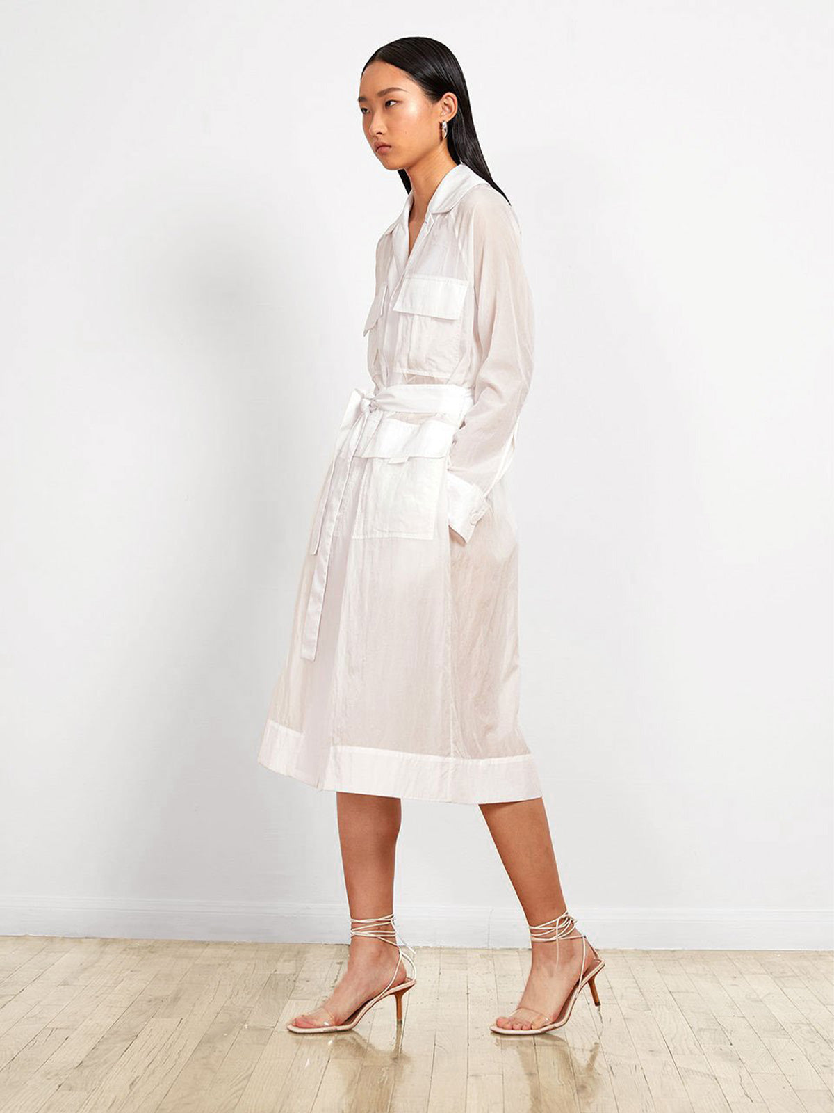 2 Length Utility Jacket | White 2 Length Utility Jacket | White