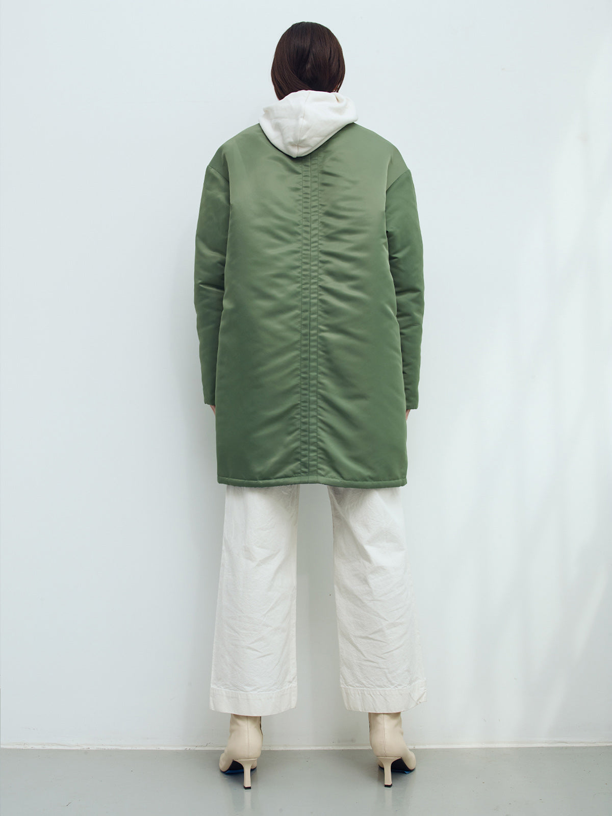 Reversible Sustainable Down Coat | Green Blue Reversible Sustainable Down Coat | Green Blue