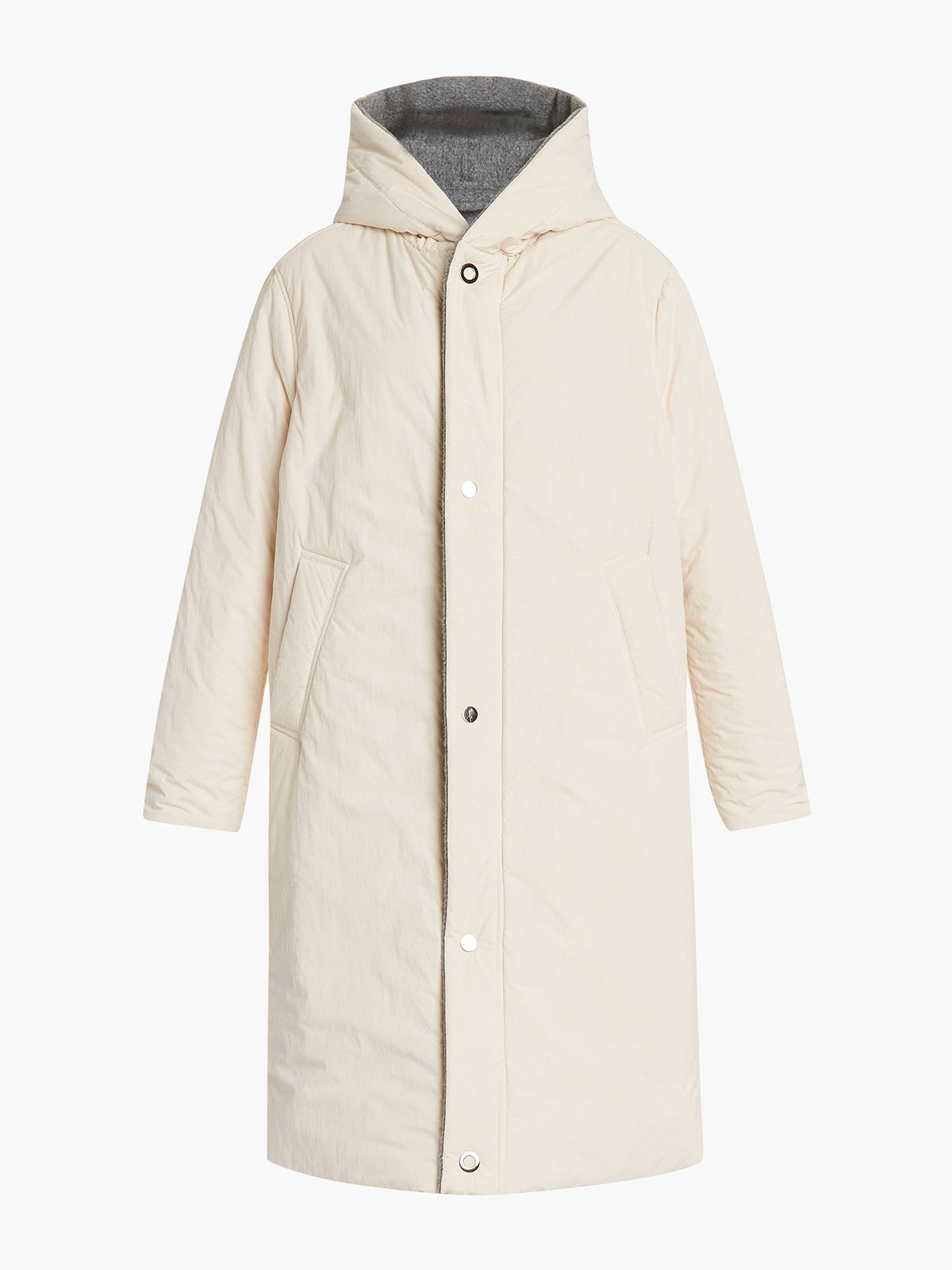 Reversible Sustainable Down Wool Coat Reversible Sustainable Down Wool Coat