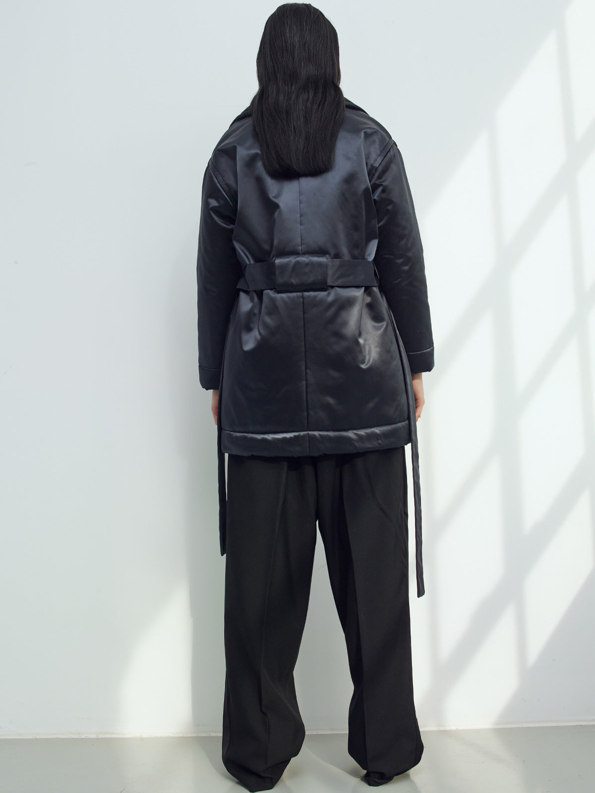 Sustainable Satin Down Coat Sustainable Satin Down Coat