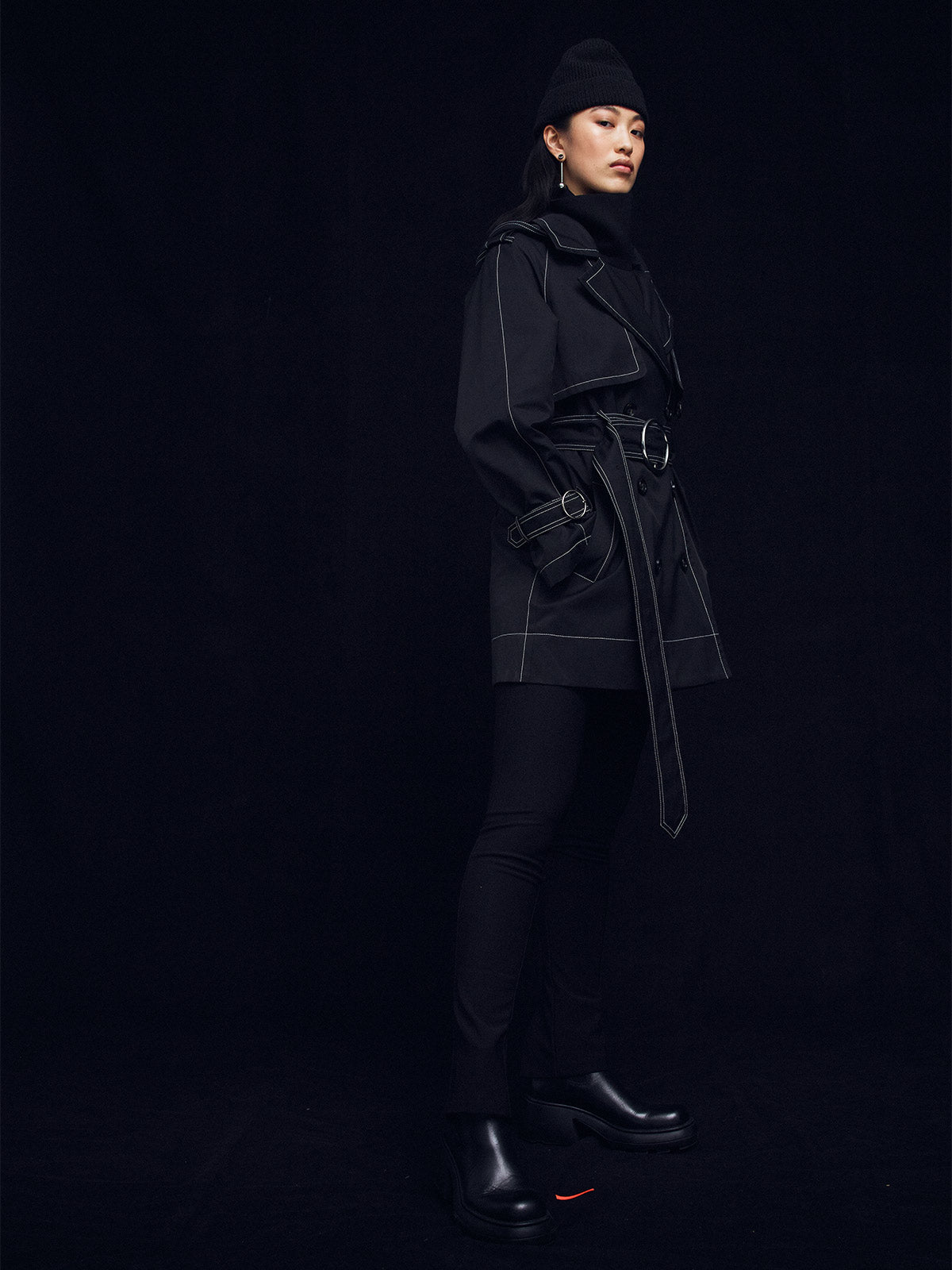 Sustainable Water Resistant Short Trench Coat Sustainable Water Resistant Short Trench Coat