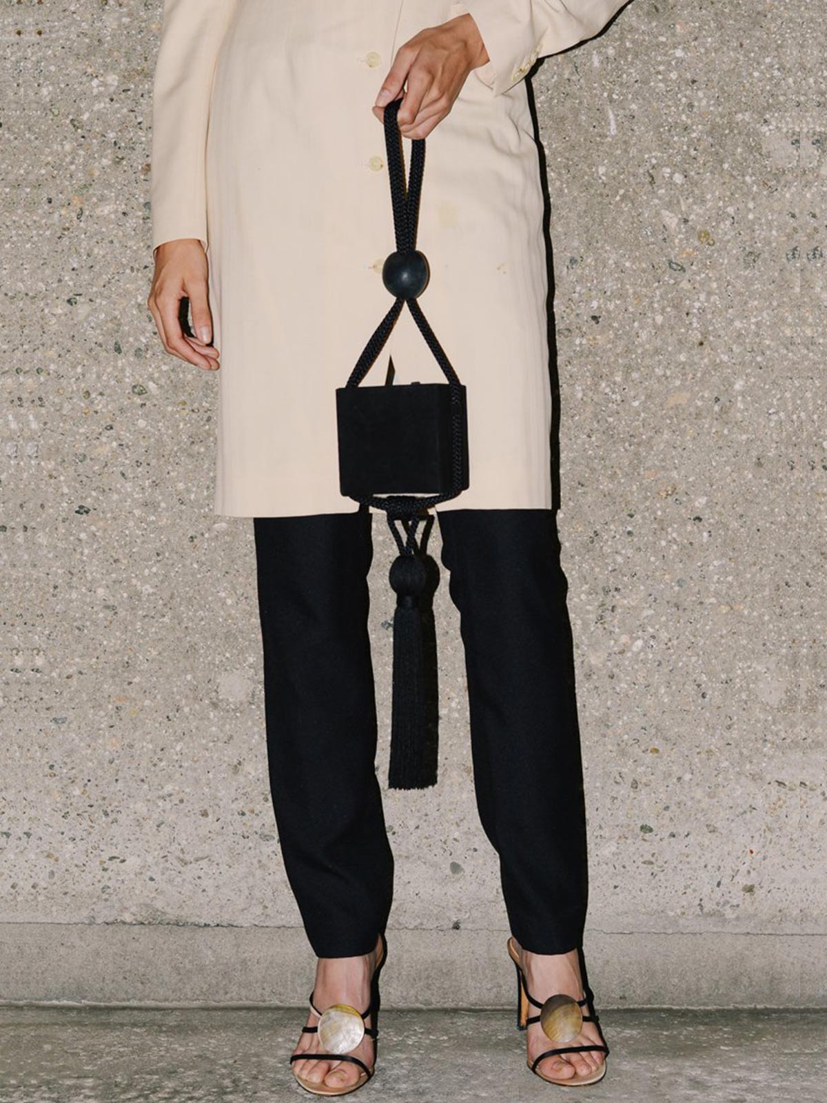 Eva Box Bag | Black Suede Eva Box Bag | Black Suede - Fashionkind