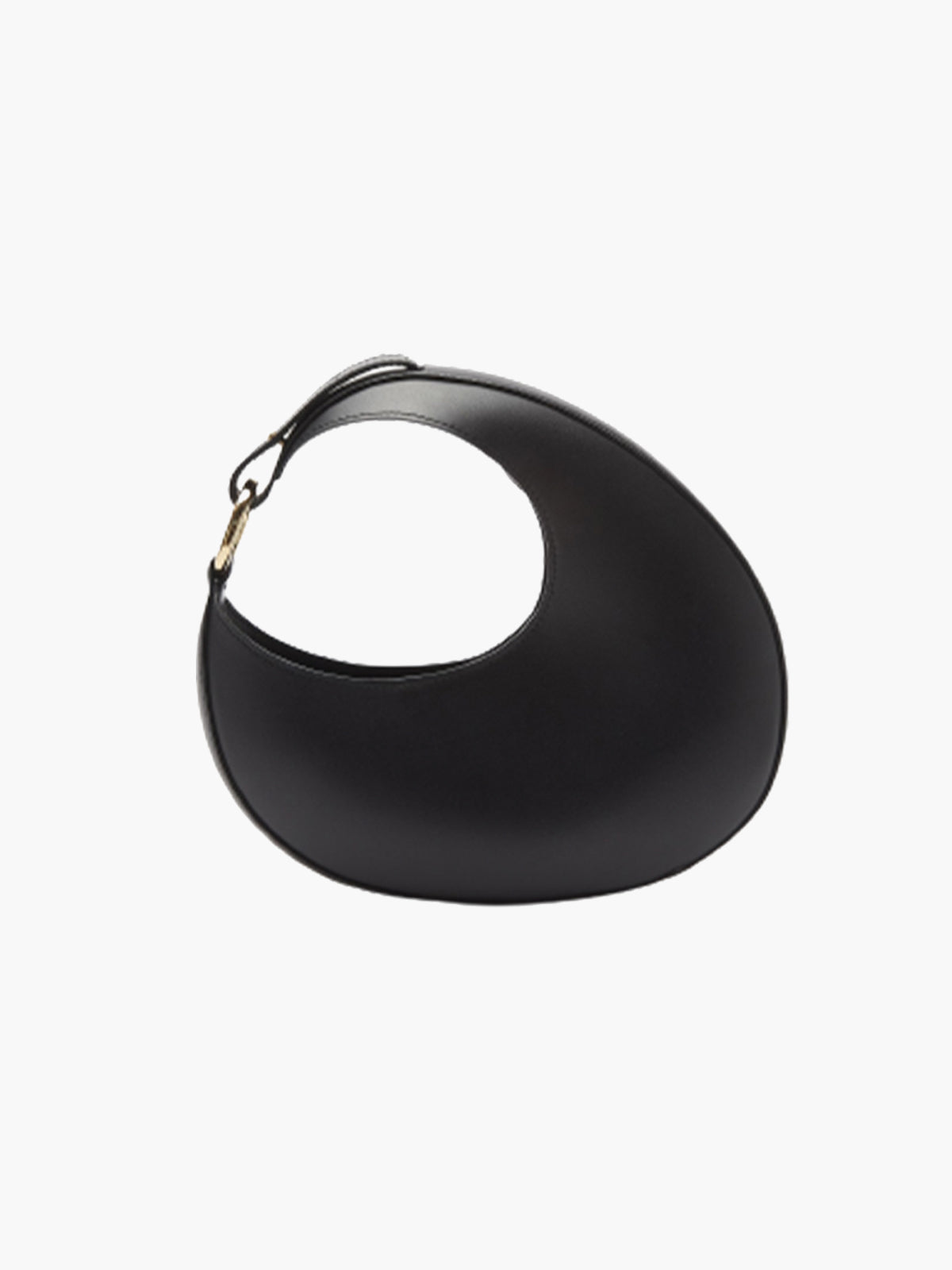 Ostra Micro Handbag | Black/Gold Ring