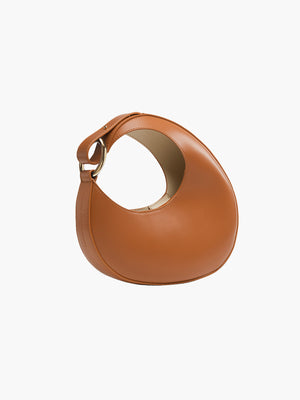 Ostra Micro Handbag | Tan/Gold Ring Ostra Micro Handbag | Tan/Gold Ring