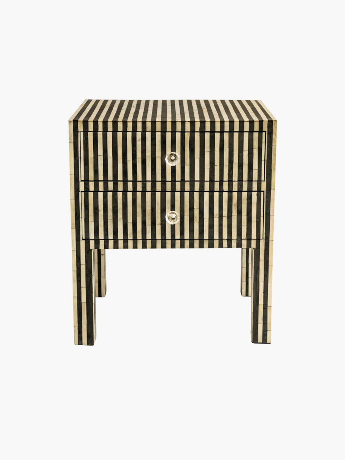 Bedside Table With Line Design Bedside Table With Line Design