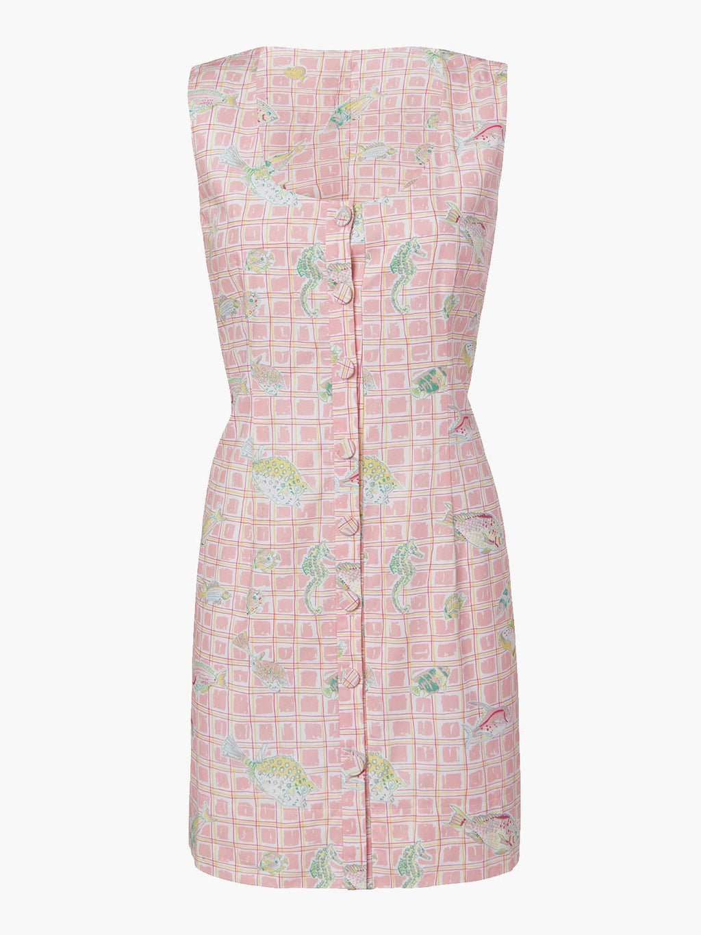Mod Mini Dress | Pink Fishing Net