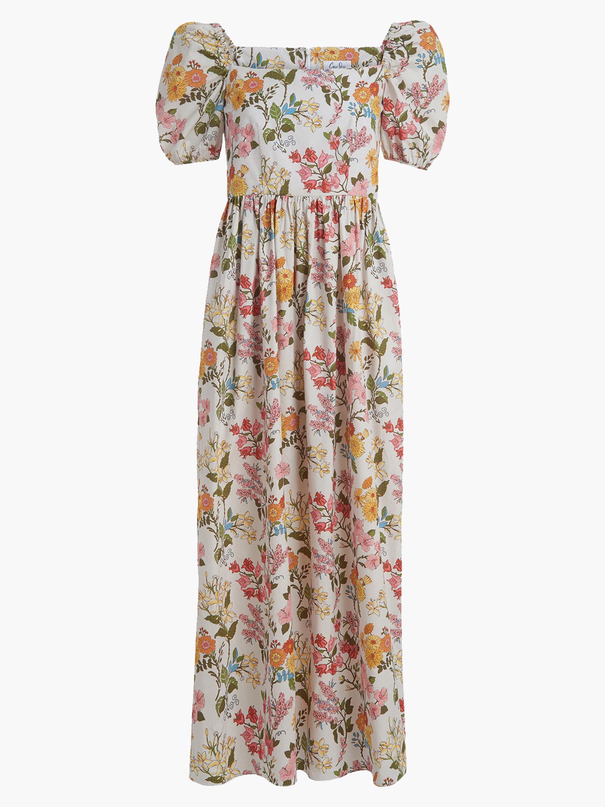 Short Sleeve Maxi Dress | Multi Floral