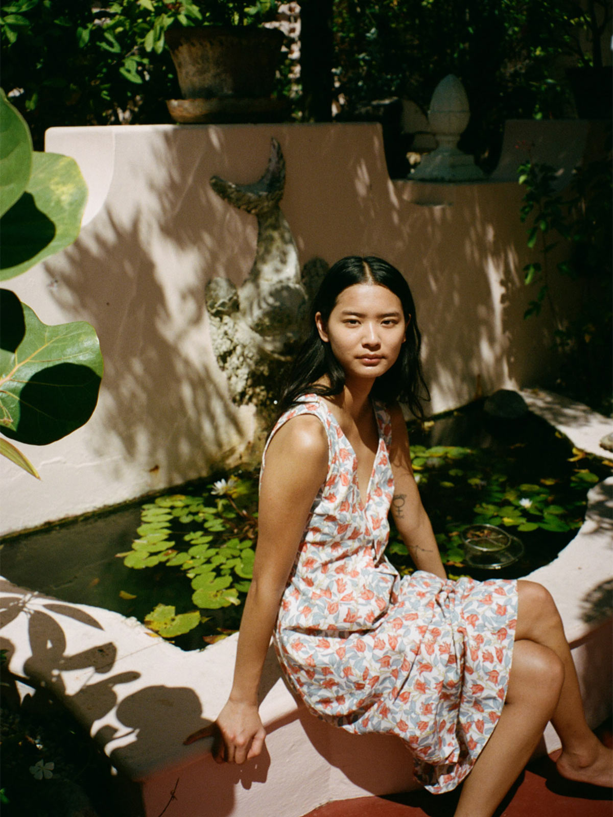 Swing Dress | Red Bougainvillea Swing Dress | Red Bougainvillea