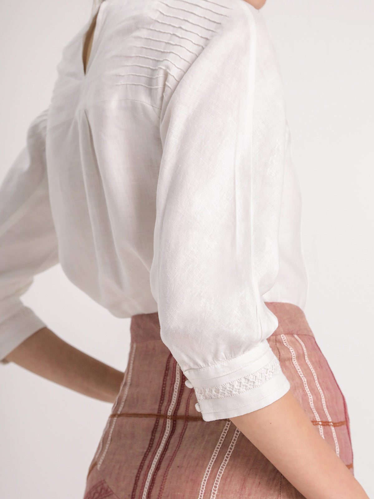 Brena Top | White Brena Top | White