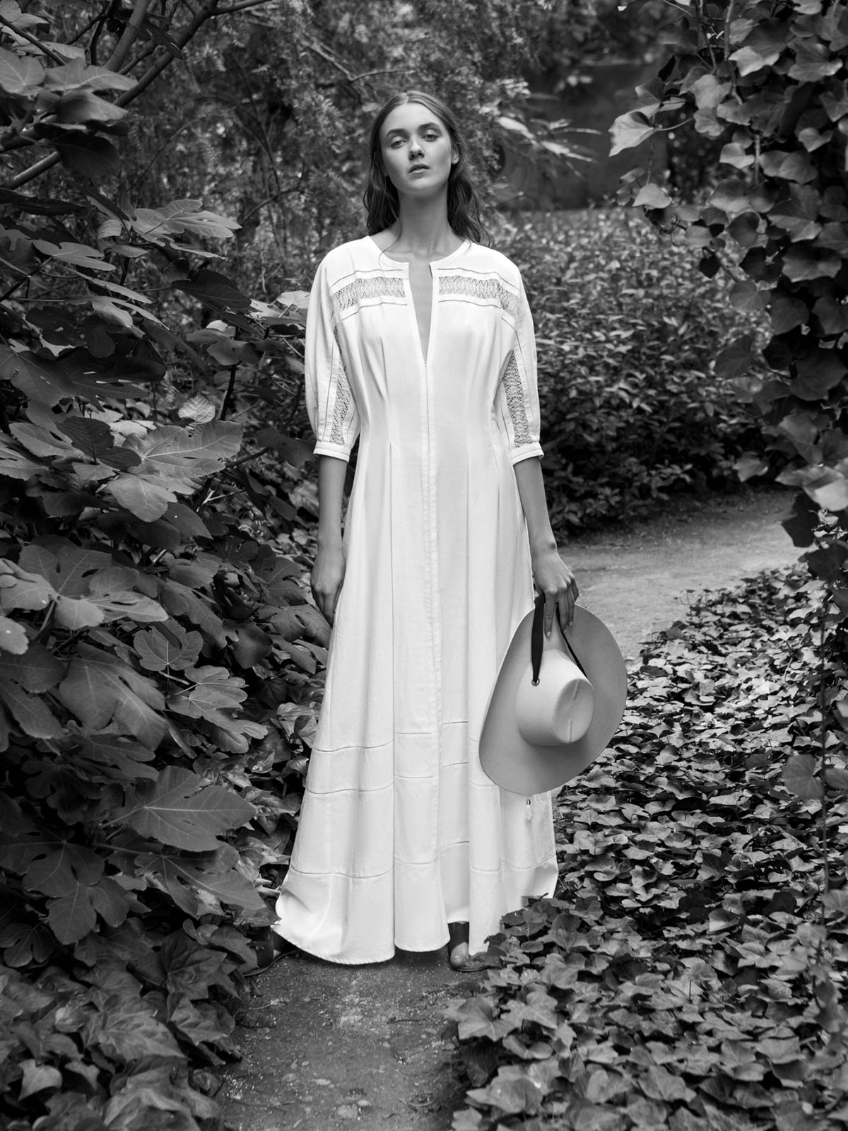 Concha Maxi Dress | White Concha Maxi Dress | White