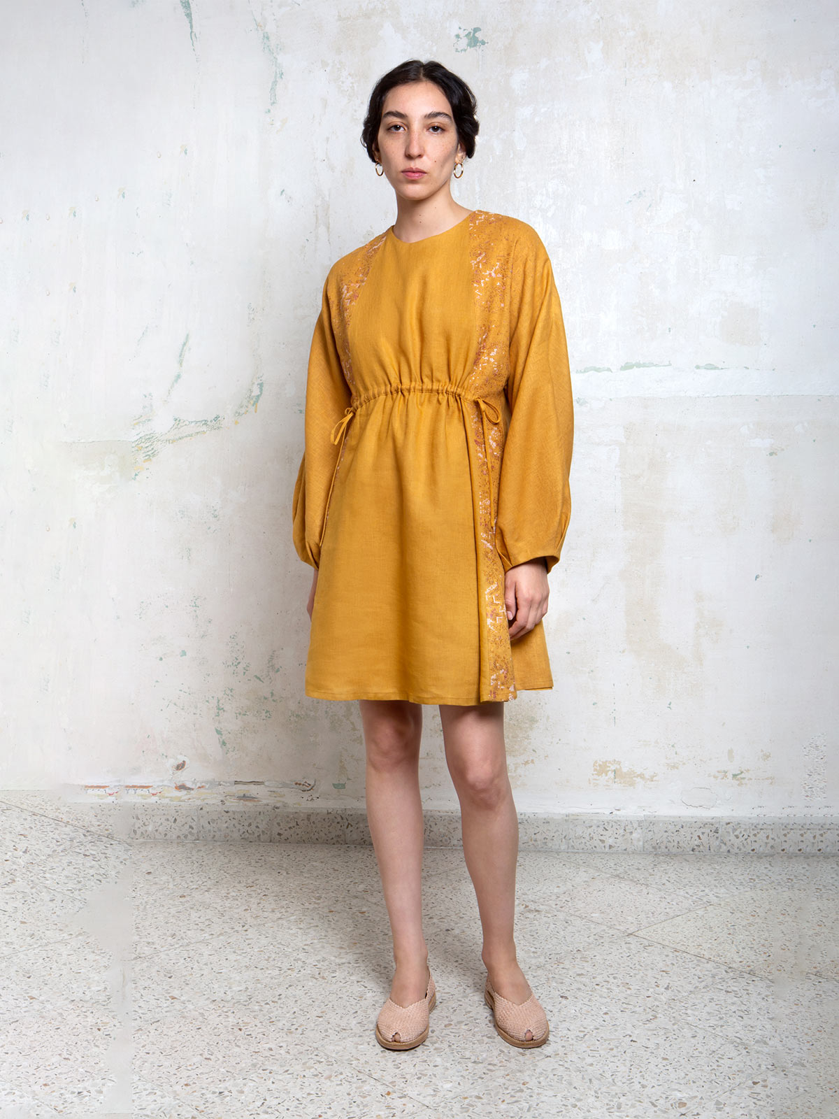 Damiana Mini Dress | Saffron Damiana Mini Dress | Saffron