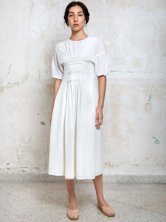 Ramona Midi Dress | Ivory