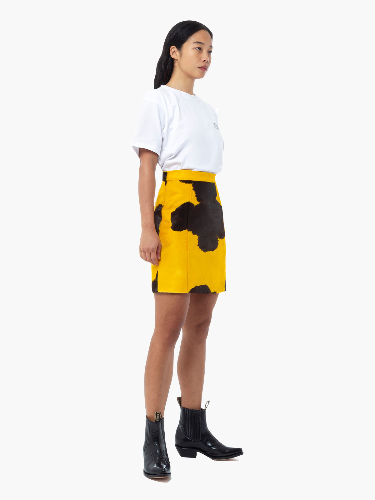 Eartha Skirt | Neon Yellow Black Eartha Skirt | Neon Yellow Black